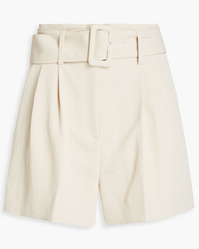 Sandro Damen Arthus Shorts aus Crêpe mit Gürtel Sandro Damen Arthus Shorts aus Crêpe mit Gürtel