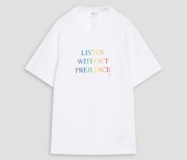 T-Shirt aus Bio-Bauwoll-Jersey it Print