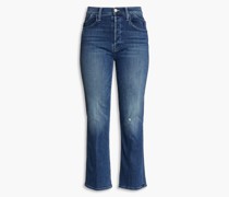 The Stash Tripper hoch sitzende Bootcut-Jeans inDistressed-Optik 25