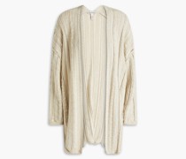 Cardigan aus Baumwolle inPointelle-Strick
