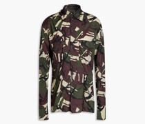Hemd aus Shell mit Camouflage-Print
