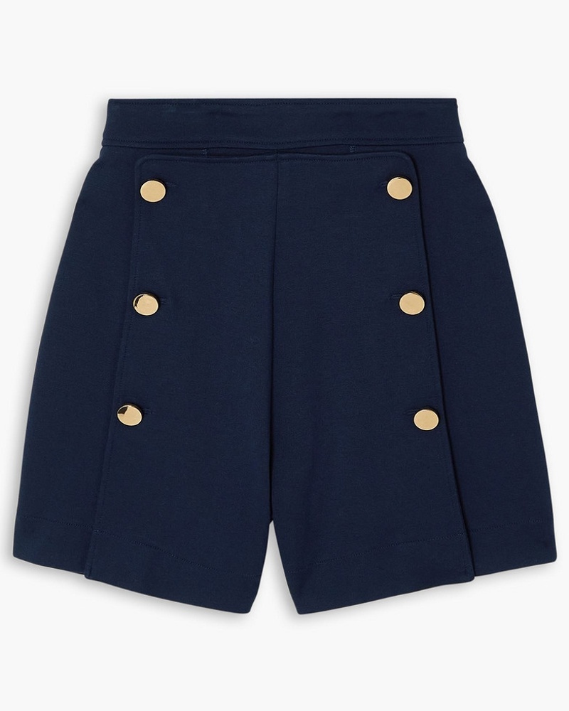 See by Chloé Damen Shorts aus Stretch-Jersey mit Verzierung