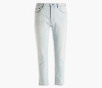 Jeans mit schmalem Bein aus Denim inausgewaschener Optik 28W-32L