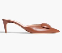 Elsa Mules aus Leder mit Applikationen