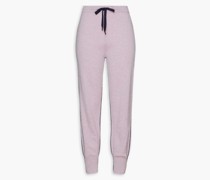 Karottenhose aus meliertem Kaschmir M