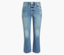 Le Crop Mini Boot cropped high-rise bootcut jeans 23