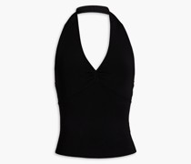 Aice OiviaSaria gerafftes Neckhoder-Obertei aus Stretch-Strick