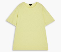 T-Shirt aus Baumwoll-Jersey mit Flammgarneffekt S