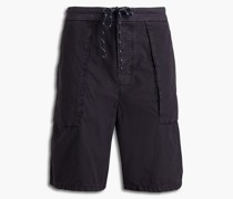 Shorts aus Canvas aus einer Baumwollmischung
