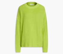 Gerippter Pullover aus Biobaumwolle/XS