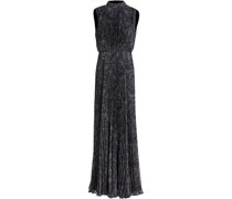 Maxikleid aus Georgette mit Paisley-Print, Falten und Cut-outs