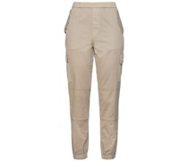 Eugene Karottenhose aus Twill aus einer Baumwollmischung 25