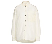 Evy Oversized-Hemd aus Shell inKnitteroptik