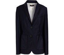Blazer aus einer Wollmischung mit Nadelstreifen