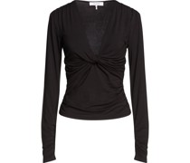 Obertei aus Jersey aus einer Modamischung mit Twist-Detai