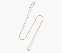 Kette aus 14 KT. Gold mit Diamanten