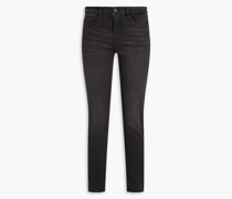 Le Garcon Cropped Boyfriend-Jeans mit schmalem Bein inausgewaschener Optik 28