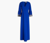 Aria Robe aus Crêpe mit Pailletten