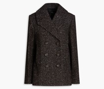 Portelet doppelreihige Jacke aus Tweed aus einer Wollmischung