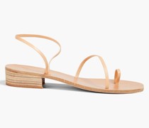 Aplie Slingback-Sandalen aus Leder