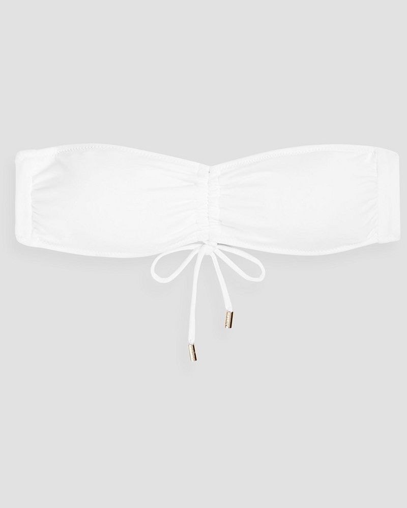 Melissa Odabash Damen Florence gerafftes Bandeau-Bikini-Oberteil