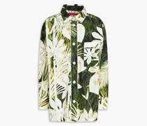 Lisitea Hemd aus Baumwolle mit floralem Print