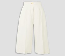 The Serafina Culottes aus Leinen mit Falten