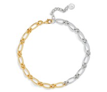 24 KT. vergoldete und versilberte Kette
