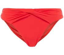 Halbhohes Bikini-Höschen mit Twist-Detail an der Vorderseite