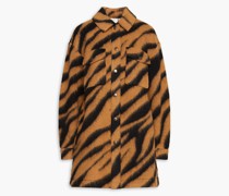 OlenaGZ zweifarbige Jacke aus einer Wollmischung