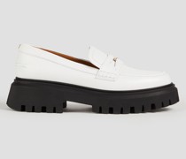 Plateau-Loafers aus Leder