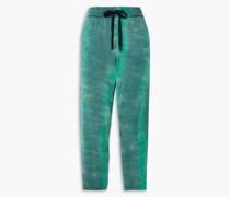 Reena Cropped Track Pants aus Frottee aus Stretch-Modal mit Batikmuster