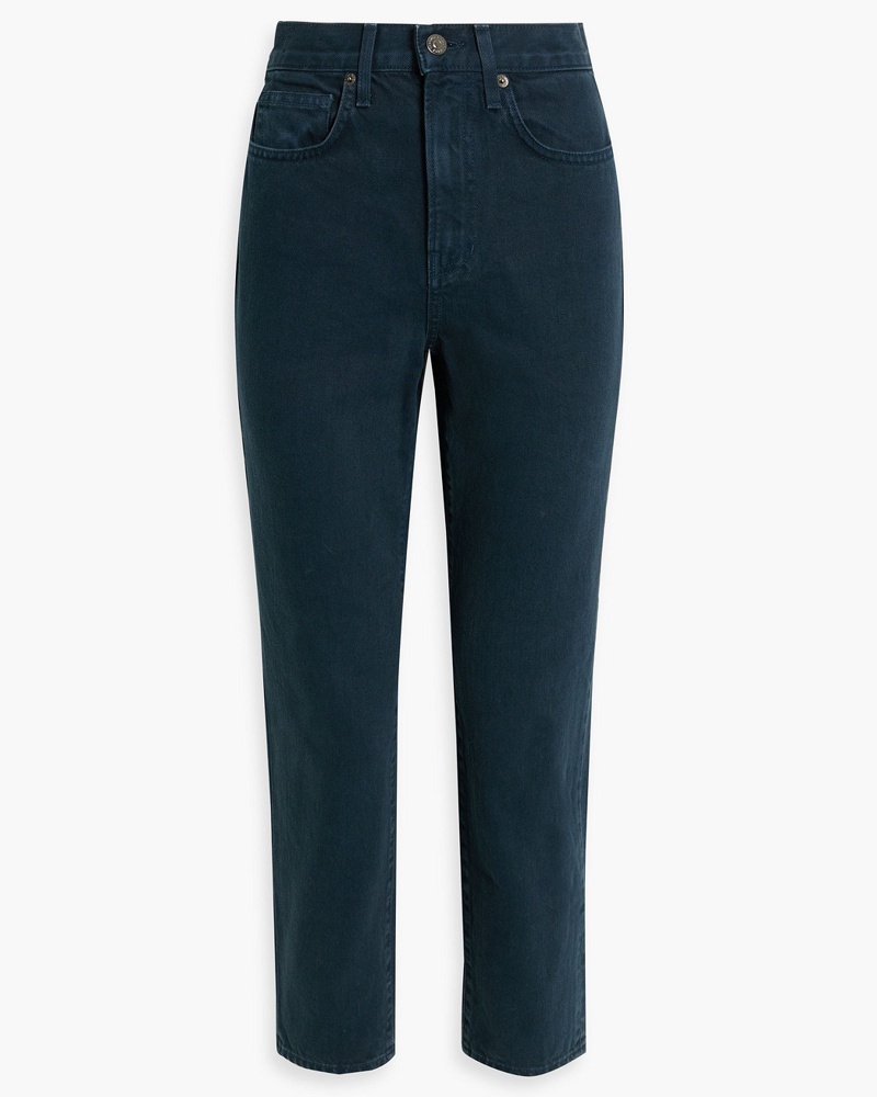 Veronica Beard Damen Ryleigh hoch sitzende Jeans mit geradem Bein