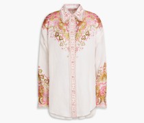 Laurel Hemd aus Ramie mit floralem Print 0