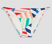 Tief sitzendes Bikini-Höschen mit Print