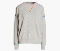 Melierter Kaschmirpullover