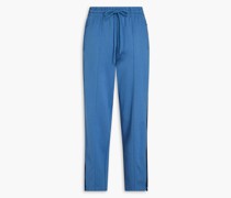 Track Pants aus Stretch-Jersey mit Streifen