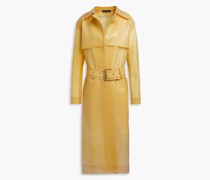 Trenchcoat aus Gummi mit Gürtel