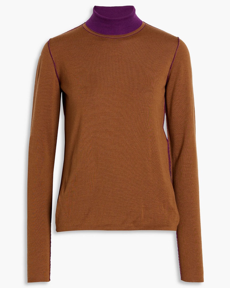 Ferragamo Damen Rollkragenoberteil aus Kaschmir L