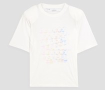 Stars T-Shirt aus Baumwoll-Jersey mit Print S
