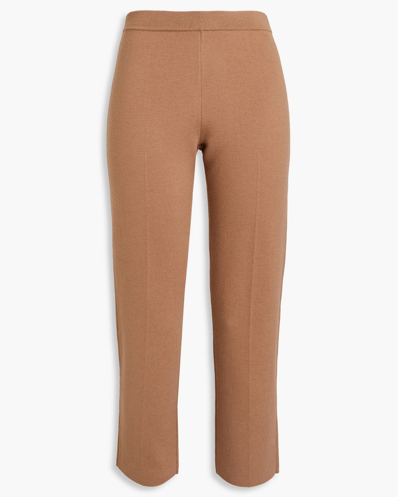 Theory Damen Cropped Karottenhose aus einer Merinowollmischung