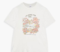 T-Shirt aus Baumwoll-Jersey mit Print S