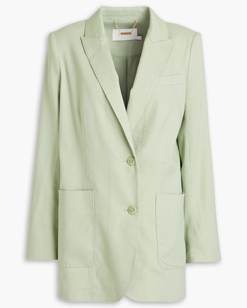 Zimmermann Damen Blazer aus Twill aus einer Leinenmischung 00 Zimmermann Damen Blazer aus Twill aus einer Leinenmischung 00