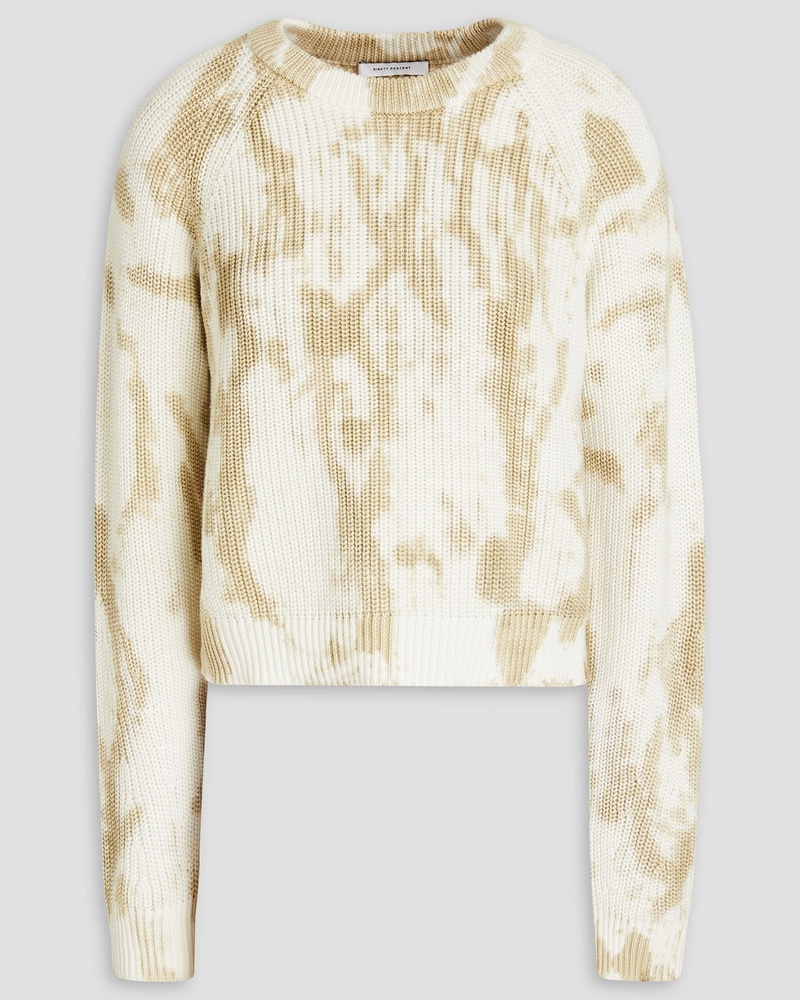 Ninety Percent Damen Pullover aus Bio-Baumwolle mit Batikmuster S