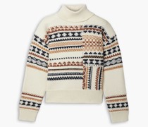 Tate Fair Isle Rollkragenpullover aus Jacquard aus einer Wollmischung