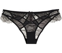 Deanna tief sitzendes Höschen aus Stretch-Mesh mit Spitzeneinsätzen