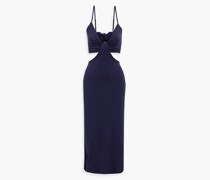 Sandrine Midikleid aus Jersey mit Cut-outs