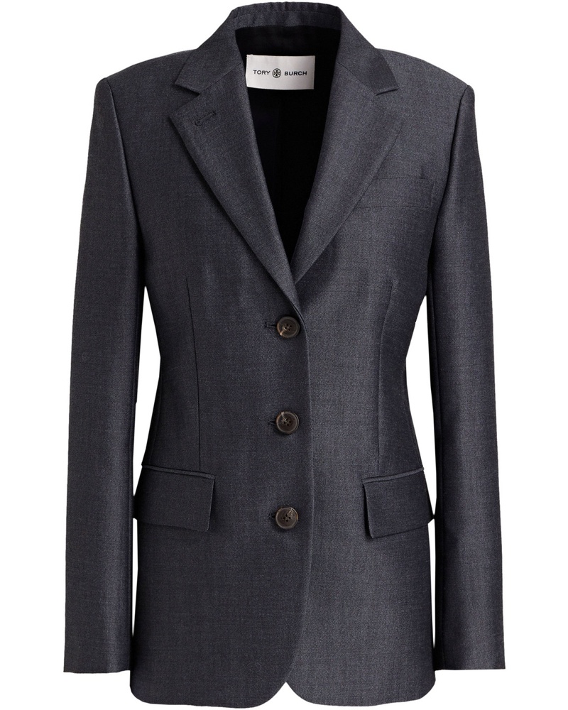 Tory Burch Damen Blazer aus einer Woll-Mohairmischung