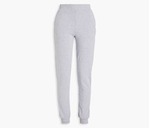 Mélange French terry track pants