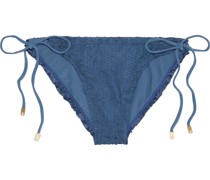 Scales Ripple tief sitzendes lasergeschnittenes Bikini-Höschen